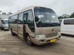 2nd Hand Mini Bus 15 Seats External Swinging Door Champagne Color 7 Meters Ankai