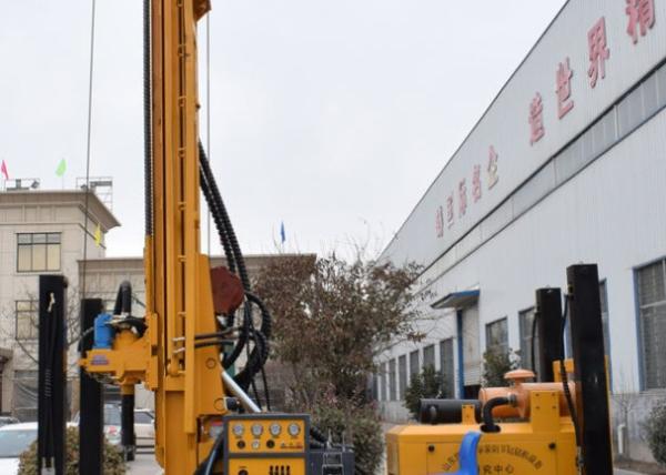 ST 350 Drilling Dth Borewell Machine 92 Kw Diesel Engine Pneumatic