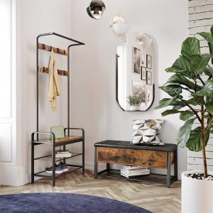 China Faux Leather Storage Bench, Shoe Bench with Cushion, Industrial Shoe Rack, Storage Shoe Bench, ULSB47BX factory