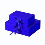 Customized Logo A4 Deep Gift Hampers Elegant Paper Packaging Boxes with Ribbon