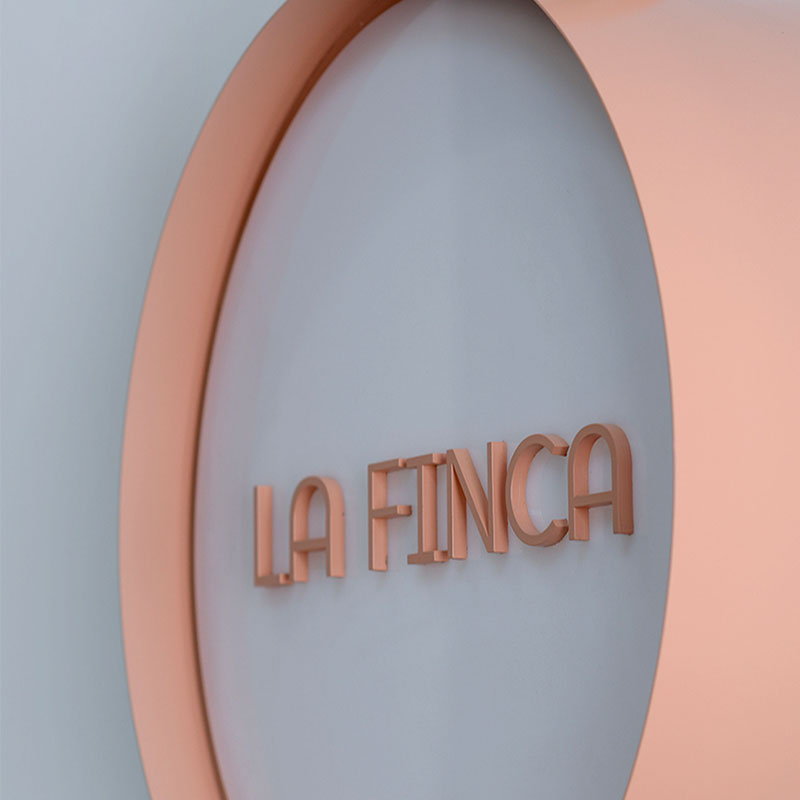 Double-sided Luminous Billboards Custom Wrought Iron Light Box Hollow Storefront Outdoor Signs and Signage