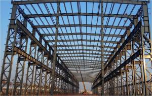 China Prefab Steel Industrial Building / Steel Frame Industrial Buildings Construction factory