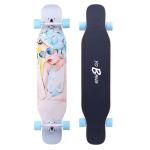 8 Layers Natural Maple Complete Freestyle Longboard Dancing Skateboard High