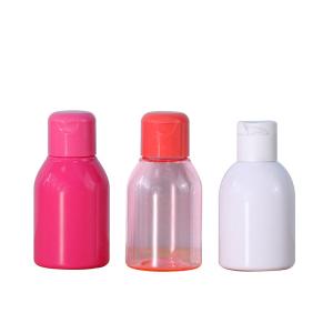 China Customized 60ml PET Bottle Cosmetic Lotion Empty Bottles Screen Printing For Cosmetic Products factory