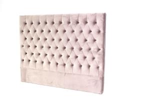 China Europe style Luxury button tufted fabric bed with high headboard factory