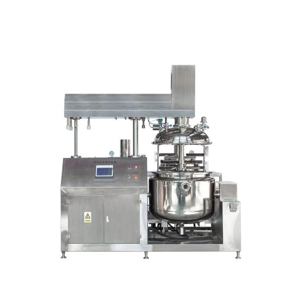 Cosmetics Lotion Vacuum Homogenizing Emulsifier Equipment High Shear Ointment