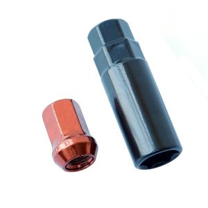 20+1 Chrome Lug Nut With Key Self-locking Lug Nut M12x1.5/M12x1.25 17mm Various