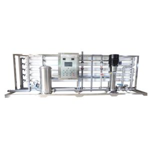 China Automatic RO Water Purifier Machine , Pure Drinking Water Treatment System PLC Control 20 TPH factory