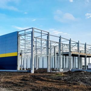 China Modern Commercial Metal Building Customized Factory Steel Structure Construction factory