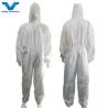Buy cheap Hooded Waist Style PPE Coveralls Customization No Stick Strip Customization from wholesalers
