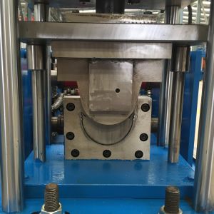 Steel Metal Rain Gutter Roll Forming Machine Automatic Control