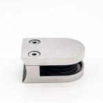 Stainless Steel Wall Mount Bathroom Shower Glass Clamp Square Corner Clip Heavy