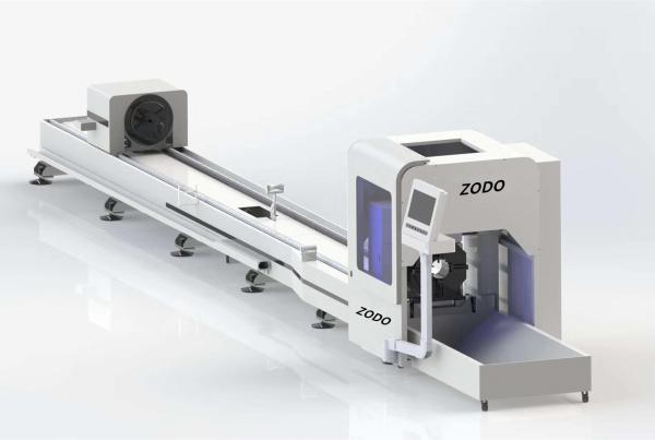 2000w IPG raycus cnc fiber laser cutting machine for 6m length steel metal pipe