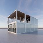 Classic Prefab Homes Solar Panels Tiny House With Patio Mansion Houses Luxury