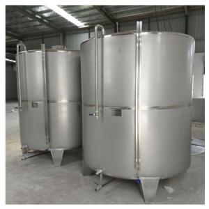 China Customized 1000L Water Liquid Stainless Steel Storage Tank with Durable Construction factory