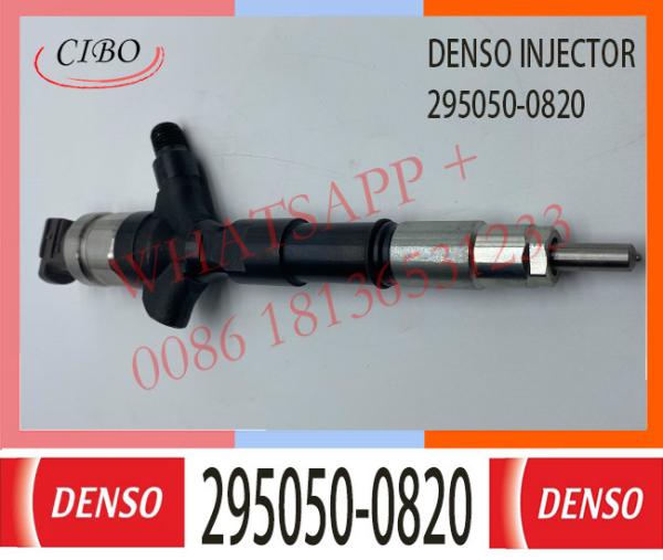295050-0820 Common Rail Diesel Fuel Injector 23670-39385 23670-30380 For Toyota