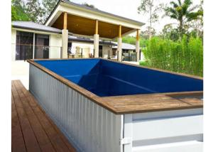 China Topshaw Customize Free Design 20ft 40ft Australia DIY Shipping Container Pool factory