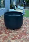 Powder Coated Finish Fiber Clay Planters Fibre Clay Flower Pots