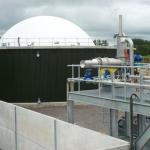 Rim Mounted Double Membrane Biogas Holder Tank UV Stable CE Certified