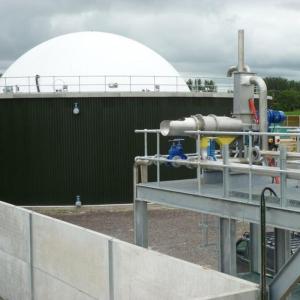 China Rim Mounted Double Membrane Biogas Holder Tank UV Stable CE Certified factory