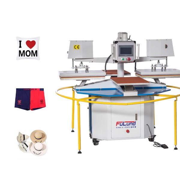 China 40x50cm Automatic Heat Transfer Machine , Hot Press Machine For Shirts factory