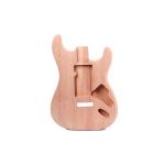 Unfinished Handcrafted ST Electric Guitar Body Red Walnut Guitar Barrel Guitar