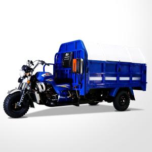 China Petrol Gasoline DAYANG Road Sanitation Cleaning Garbage Motor Tricycle for Cargo factory