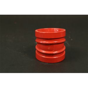 Polished Finish Grooved Pipe Connections Threaded 90° Elbows