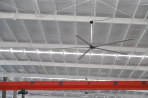China High Torque Low Speed Industrial Hvls Fans Dustproof For Distribution Centers factory