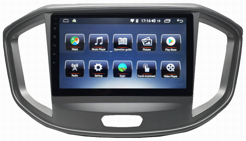 Ouchuangbo media player GPS radio for JAC Refine M4 support BT MP3 mirror link android 8.1 OS 4+64