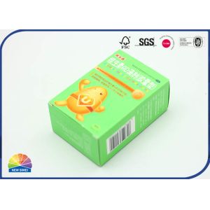 Designed 350g Coated Paper Folding Carton Boxes Customized Logo Embossing