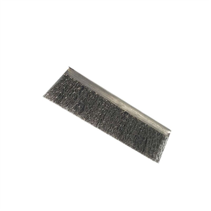 Flexible Strip Brush With Metal Channel Holder