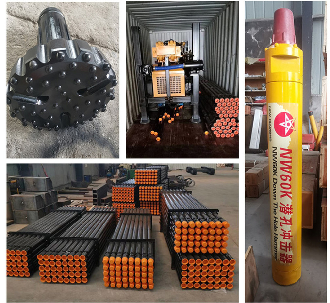 ST200 Trailer Type 105-305mm Water Well Drilling Rig Equipment