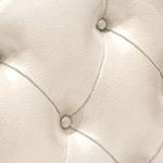 Beige Tufted Chesterfield Sofa Genuine Leather Sofa Set With Brass Base