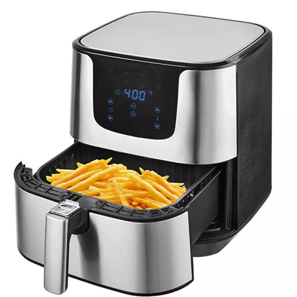 Oil Free Stainless Steel Electric kitchenaid air fryer oven 5.5L 7L XL Digital 8