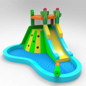 China Plato Kids Inflatable Bouncer , ODM Commercial Bounce House Water Slide factory