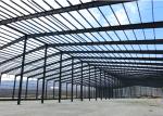 Prefab Steel Godown Construction / PEB Portal Frame Metal Godown Construction