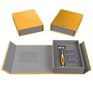 China Luxury Magnetic Shaver Safety Razor Packaging Box For Razor factory