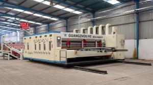 China Corrugated Four Color Flexographic Printing Machine Semi Automatic factory