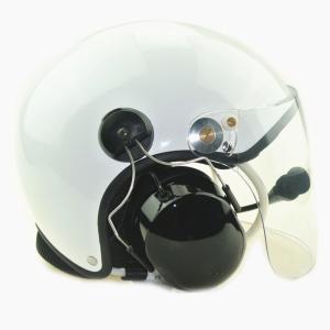 China Noise cancel Powered paragliding helmet White PPG helmet EN966 Paramotor helmet factory
