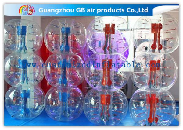 Safety Football Playing Inflatable Soccer Bubble , Giant Inflatable Ball For