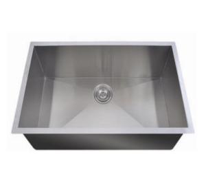 China Right Angle Stainless Single Basin Kitchen Sink Undermount 600*450mm factory