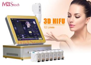 China 4MHz 12 Lines 8 Cartridges Body Slimming HIFU RF Machine factory