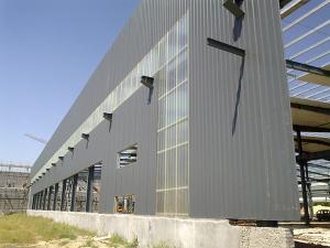 China Painted Steel Structure Factory Q235 Q355B Hot Dipped Galvanized factory