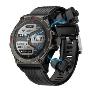 China Wireless Smart Watch With TWS Earbuds Compact Monitor Health And Stay Entertained factory