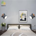 Nordic Creative Macaron Wall Lamp Simple Mickey Log Cartoon Children'S Room