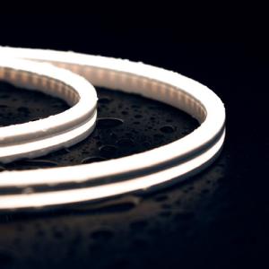 China Ribbon Waterproof Neon Lights 2835LED IP44 Silicone Flex DC24V 3500K SDCM3 factory