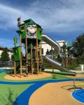 UV Resistant Athletic Rubber Flooring EPDM Playground Surface High Flexibility