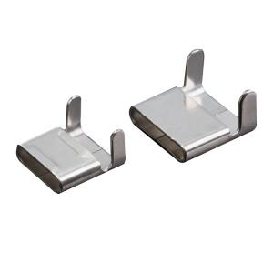 China SUS316 Stainless Steel Banding Buckles Use In Oil Pipeline Oxidation Resistance factory