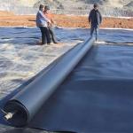 Landfill HDPE Geomembrane Pond Liner with Double Texture UV Resistant and